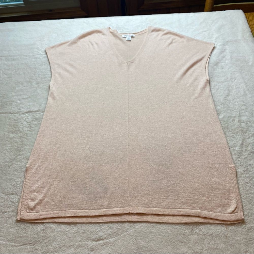 Nordstrom Signature Silk and Cashmere Knit Dolman Sleeve Top Size Large